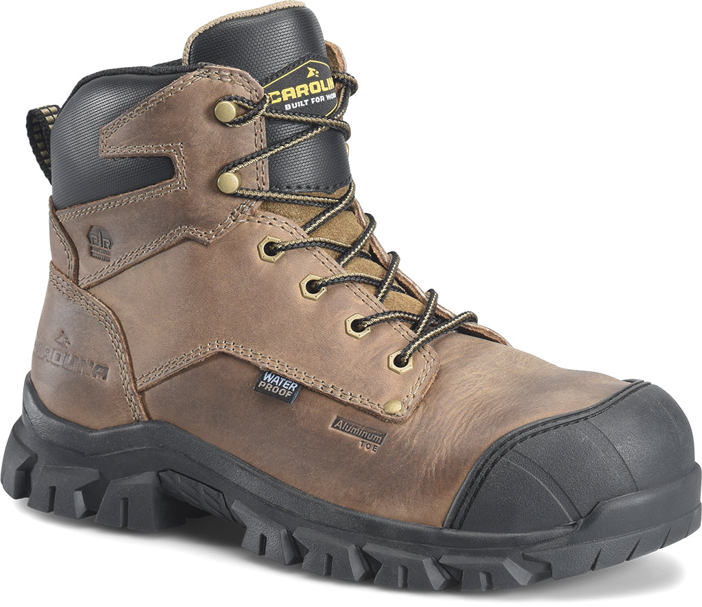 Carolina Men's 6 Inch Gruntz Puncture Resistant Aluminum Toe Waterproof Electrical Hazard Slip-Resistant