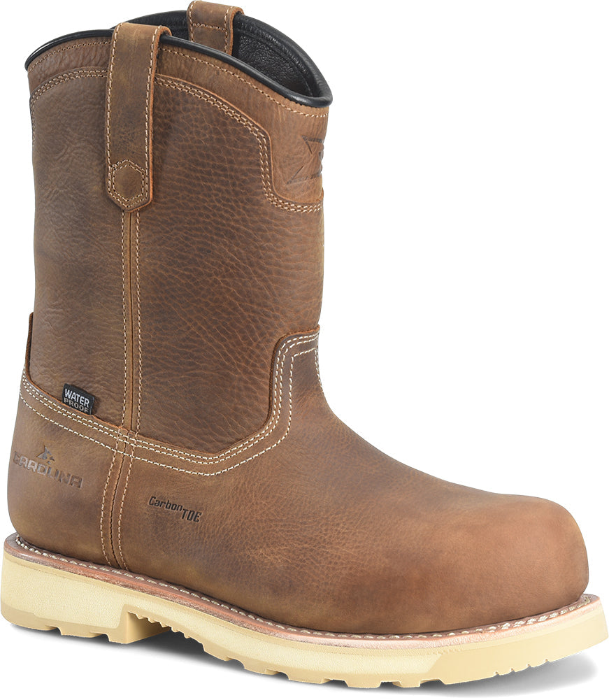 Carolina Men's Staple Gun 10 Inch Waterproof Carbon Composite Toe Slip Resistant Electrical Hazard Ranch Wellington