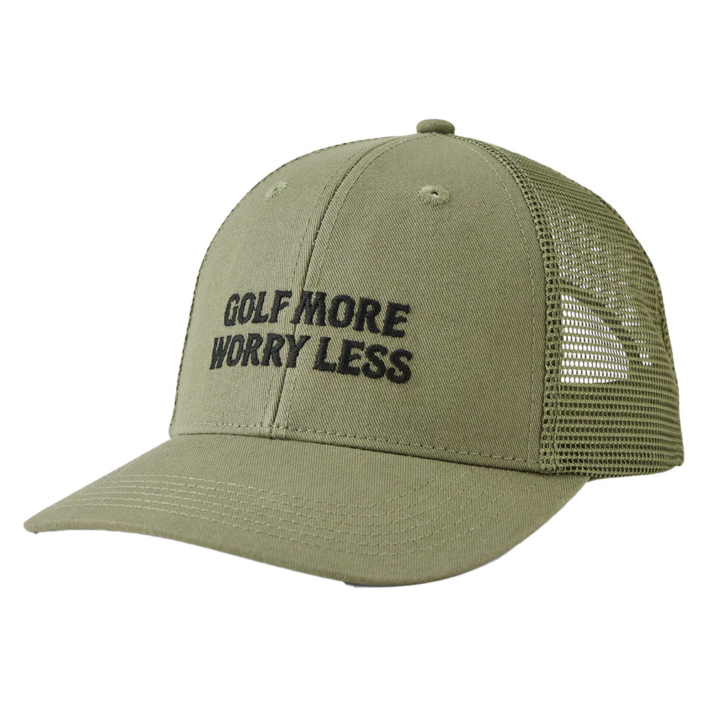 Life Is Good Golf More Worry Less Trucker Hat