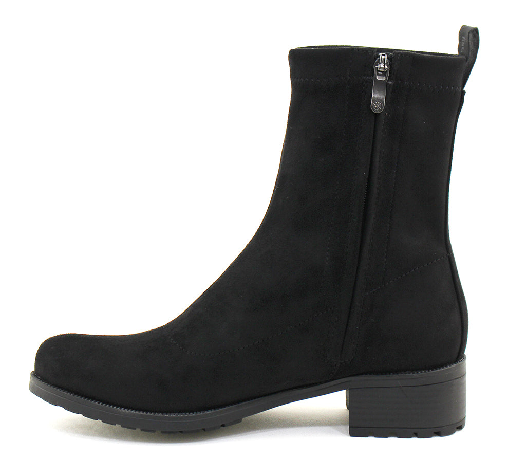 Bussola Women's Aditi Zip Up Stretch Ankle Boot