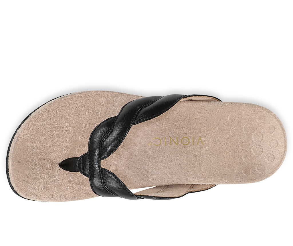 Vionic Women's Bella Braid Toe Post Sandal