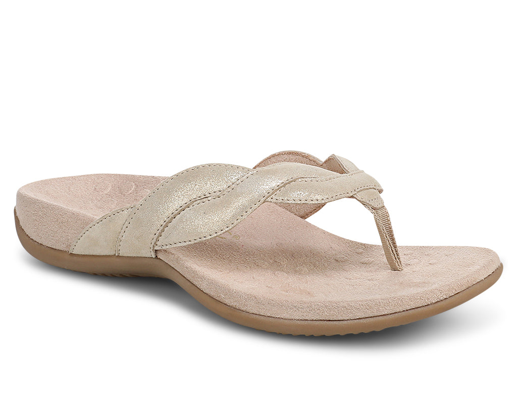 Vionic Women's Bella Braid Toe Post Sandal
