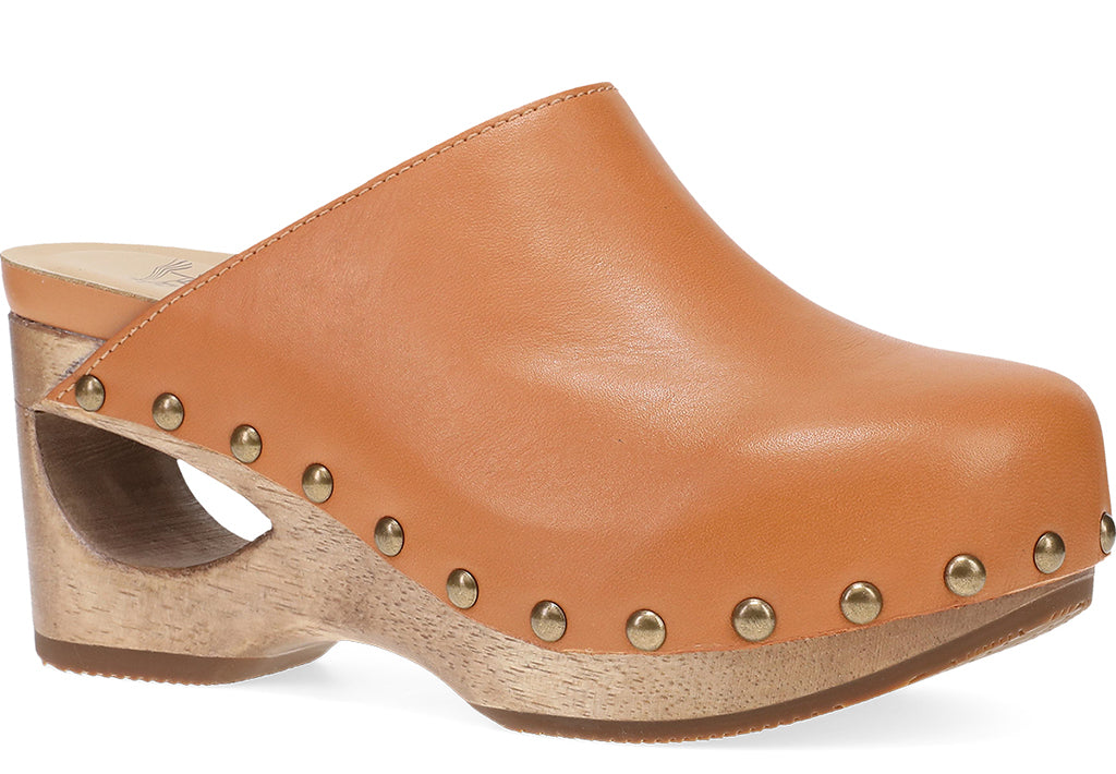 Dansko Women's Asher Wooden Heeled Clog