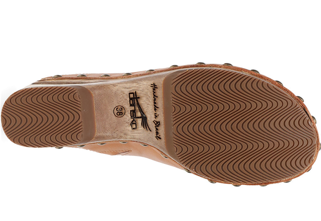 Dansko Women's Asher Wooden Heeled Clog